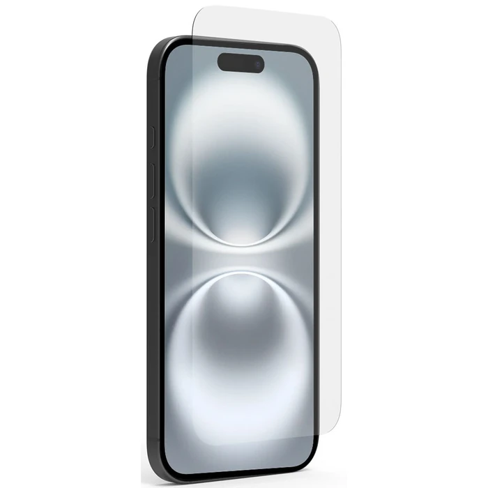 PureGear Steel 360 Tempered Glass Screen Protector for iPhone 16 Plus - Clear by PureGear - Refurbished - Brand New condition