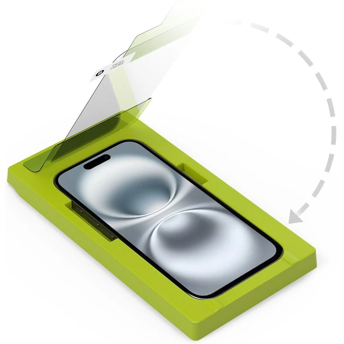 PureGear Steel 360 Tempered Glass Screen Protector for iPhone 16 Plus - Clear by PureGear - Image 2