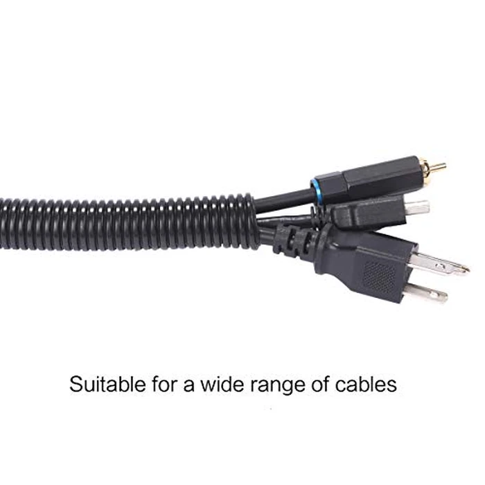 Alex Tech 25ft - 1/4 inch Split Wire Loom Tubing - Black by Alex Tech - Image 4