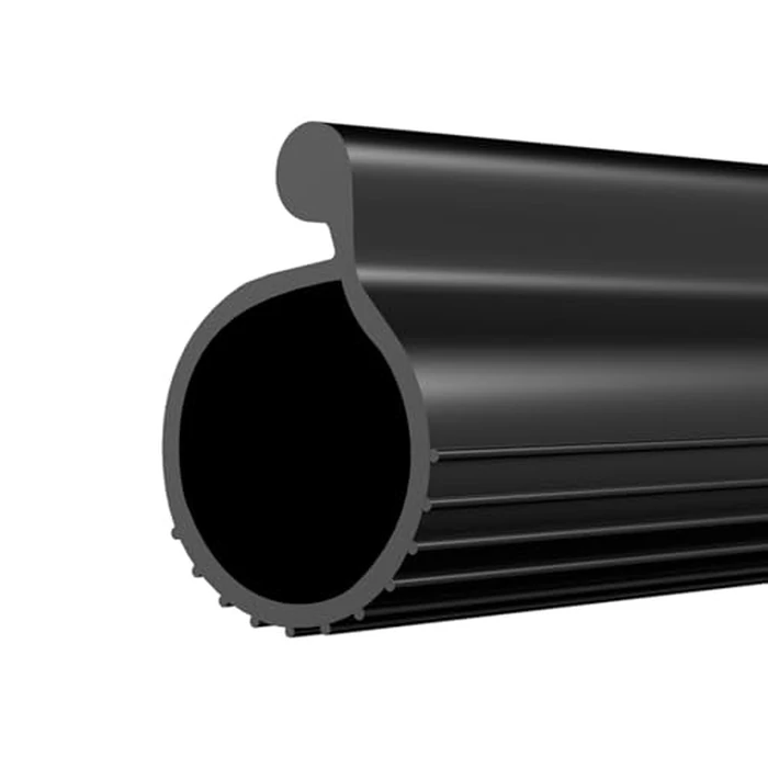AggSound 16.5FT 0.18" P-Bulb EPDM Rubber Garage Door Bottom Seal - Weather Stripping for Single-Channel Doors, Black by AggSound - Used - Like New condition - US$23.26