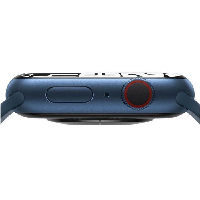 Apple Watch Series 7 (GPS) - 45mm - Blue Case with Abyss Blue Sport Band by Apple - Image 4