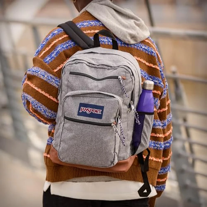 JanSport Cool Backpack with 38.1cm Laptop Sleeve, Large Computer Bag Rucksack with 2 Compartments, Ergonomic Straps, Coconut by JANSPORT - Image 3