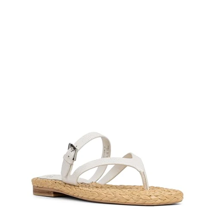 Donald Pliner Womens HEATHRO Metallic Lizard Print, Off White/Silver 9 by Donald J Pliner - Image 5