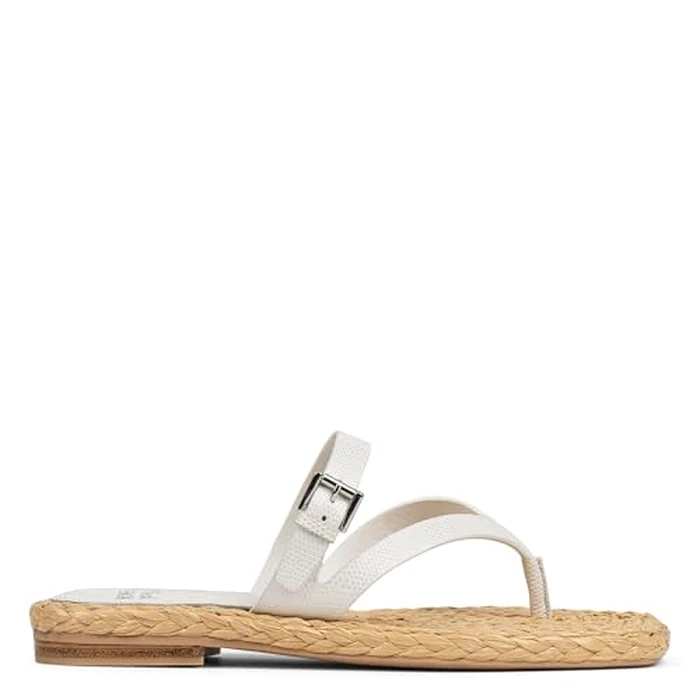 Donald Pliner Womens HEATHRO Metallic Lizard Print, Off White/Silver 9 by Donald J Pliner - Image 7