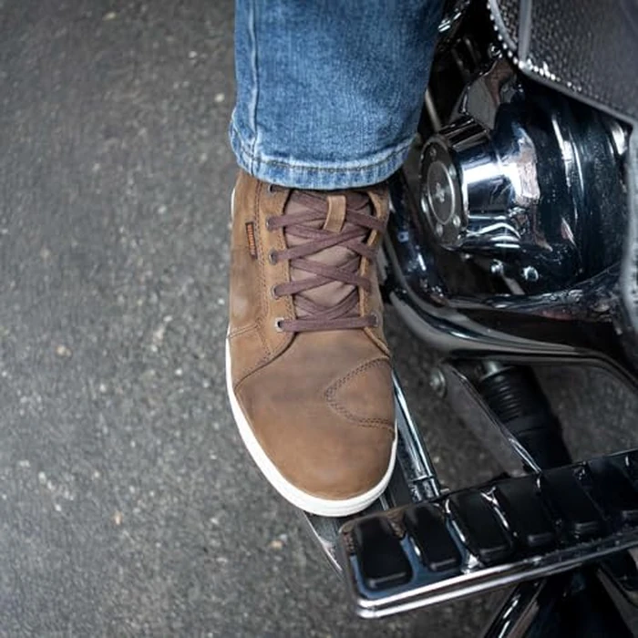 Milwaukee Leather MBM9113 Men's Brown Waterproof Leather Motorcycle Reinforced Riding Shoes w/Ankle Support - 12 by Milwaukee Leather - Image 6