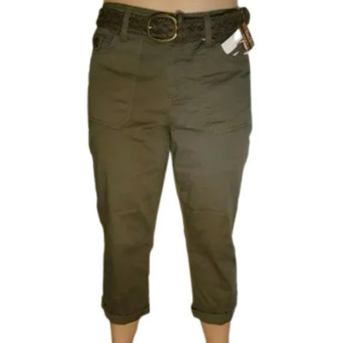 One5One Crop Pant Size 8 - Olive by One5One - Image 3