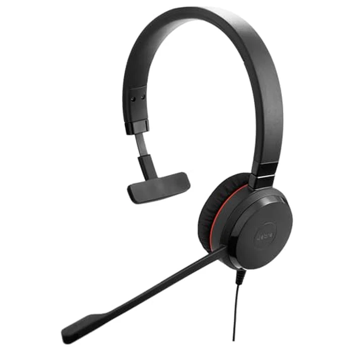 Jabra Evolve 20 SE Wired Single-Ear Headset with Microphone for Work, USB-A and USB-C Wired Headphones, Microsoft Teams Certified, Connects to Laptops, iPhone & Android Devices by Jabra - Used - Very Good condition