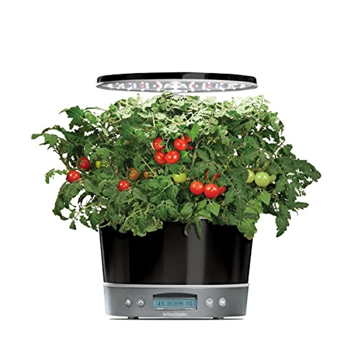 AeroGarden Harvest Elite 360 Indoor Garden Hydroponic System with LED Grow Light and Herb Kit, Holds up to 6 Pods, Platinum by AeroGarden - Image 2