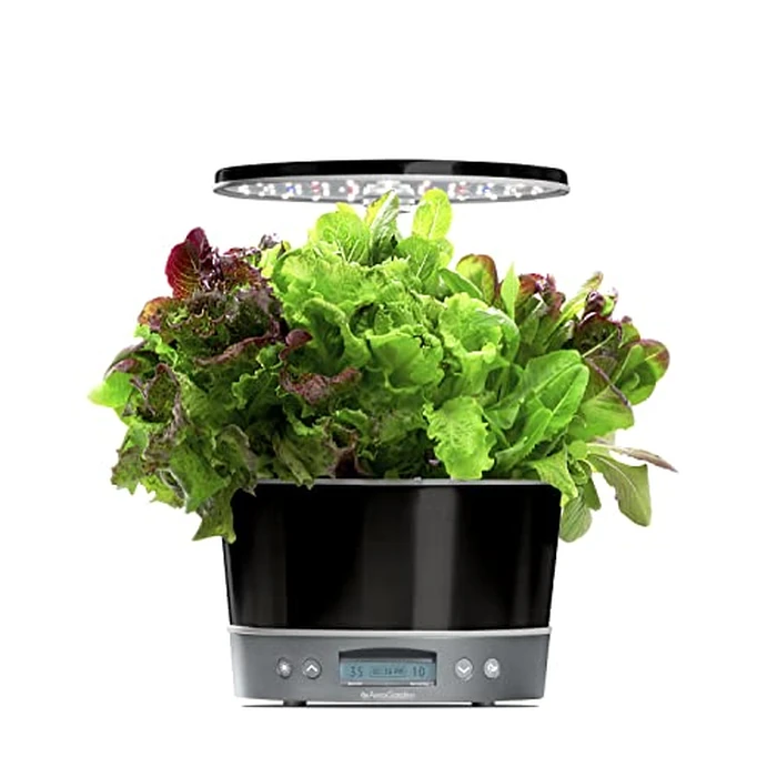 AeroGarden Harvest Elite 360 Indoor Garden Hydroponic System with LED Grow Light and Herb Kit, Holds up to 6 Pods, Platinum by AeroGarden - Image 4