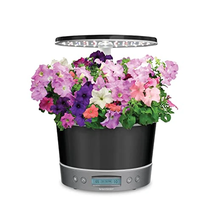 AeroGarden Harvest Elite 360 Indoor Garden Hydroponic System with LED Grow Light and Herb Kit, Holds up to 6 Pods, Platinum by AeroGarden - Image 5