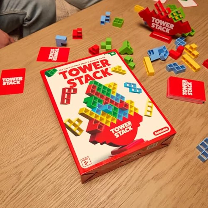 Tower Stack By Relatable, Exciting Tower Game for Kids & Adults Family Game Night, Fun Stacking and Building Toys, Includes 36 Cards, 24 Blocks, 1 Tower Body, 1 Tower Stand, and Instructions by WHAT DO YOU MEME? - Image 3