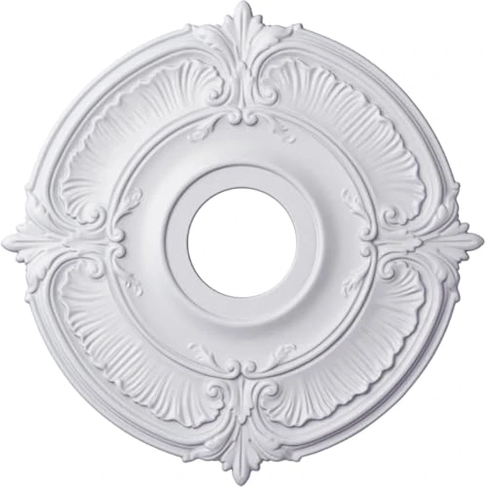 18"OD x 4"ID x 5/8"P Attica Ceiling Medallion (Fits Canopies up to 5") by Ekena Millwork - Used - Like New condition - US$31.45