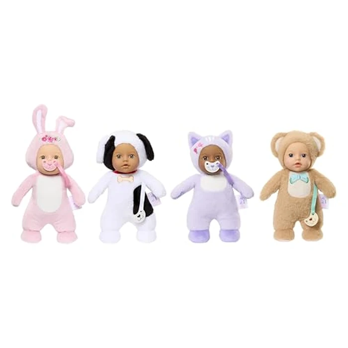 Baby Born Cozy Cuties Soft Baby Doll- Cat & Bunny 2-Pack, Plush Baby Doll for Newborn Babies Ages 0 & Up by Baby born - Image 6