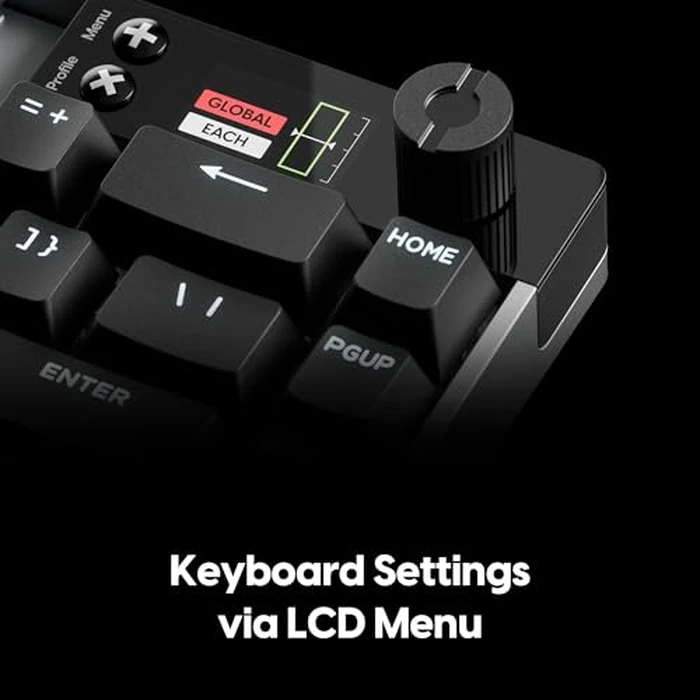 Pulsar Gaming Gears ES HE 70 Hot-swappable RGB Mechanical Keyboard Raesha Hall Effect Switches Aluminum Frame 70% Layout (79 Keys) for Windows Mac OS, Black by Pulsar Gaming Gears - Image 3