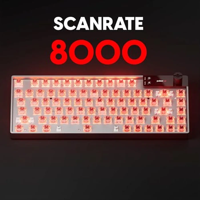 Pulsar Gaming Gears ES HE 70 Hot-swappable RGB Mechanical Keyboard Raesha Hall Effect Switches Aluminum Frame 70% Layout (79 Keys) for Windows Mac OS, Black by Pulsar Gaming Gears - Image 5