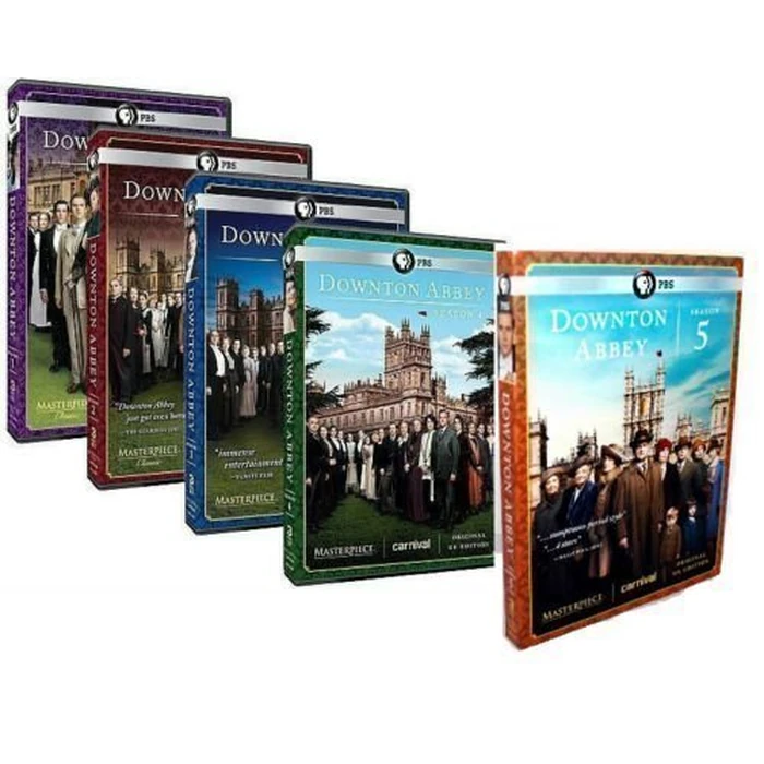 Masterpiece Classic: Downton Abbey - Seasons 1-5 Complete Collections (DVD, 15-Disc, 2015) by Elesong - Used - Like New condition
