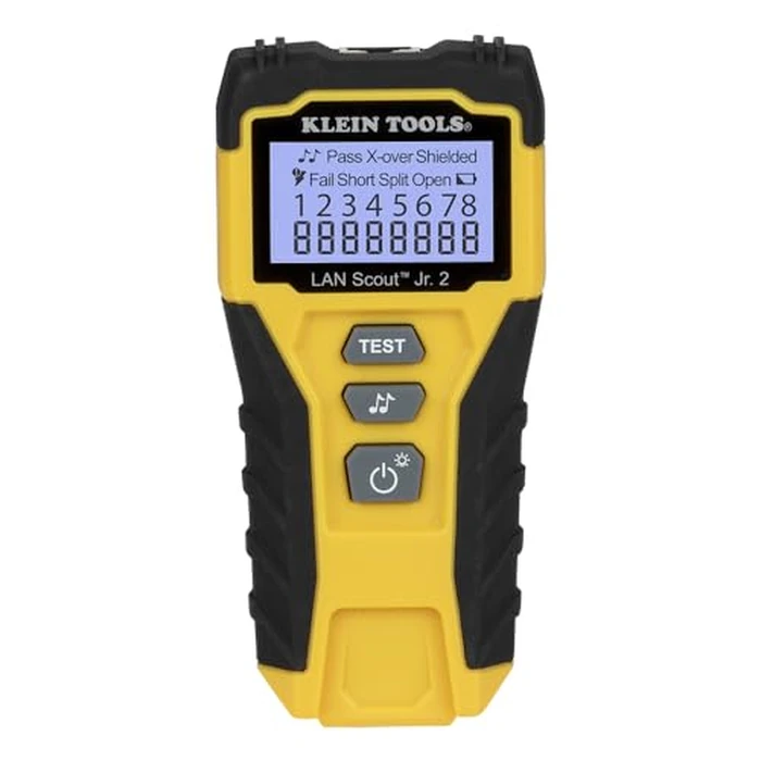 Klein Tools VDV526-200 Cable Tester, LAN Scout Jr. 2 Ethernet Tester for CAT 5e, CAT 6/6A Cables with RJ45 Connections by KLEIN TOOLS - Used - Like New condition