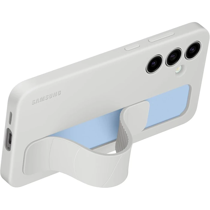 Samsung Standing Grip Phone Case for Samsung Galaxy S24 FE - Gray by Samsung - Image 4