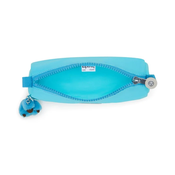 Kipling Women's Freedom Pencil Pouch, Small, Zipped, Water-Resistant, Pen Case, Poppy Aqua, 8.75''L x 2.5''H x 2.5''D, Kipling Women's Freedom Cosmetic Bag by KIPLING KIPLING - Image 3