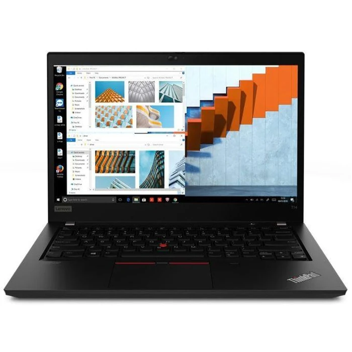 Lenovo ThinkPad T14 Gen 1 (Intel) Laptop 14" - Black - Intel Core i5-10210U 1.6GHz - 16GB RAM - 128GB by Lenovo - Refurbished - Good condition - US$303.98