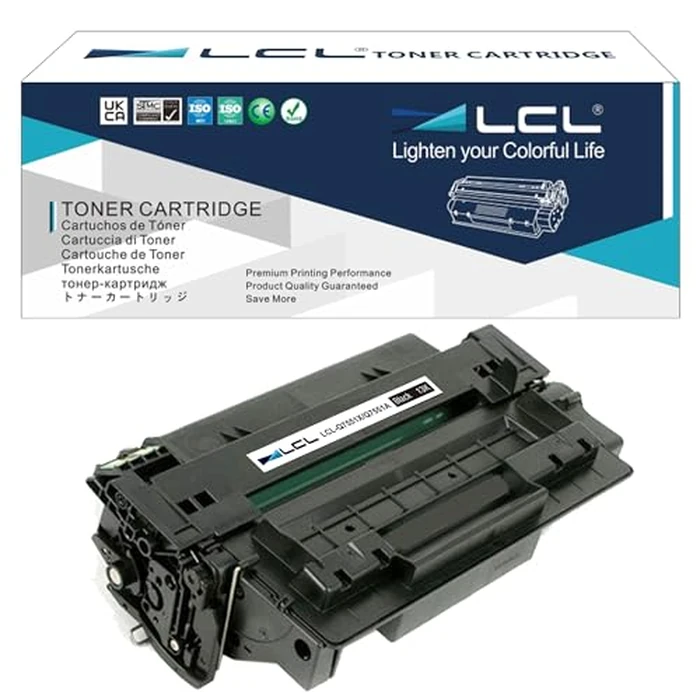 LCL Compatible Toner Cartridge for HP 51A 51X Q7551A Q7551X 13000 Pages (1-Pack, Black) for HP LaserJet P3005 P3005D P3005N P3005DN P3005X M3027MFP M3027XMFP M3035MFP M3035XS MFP by LCL - Image 1