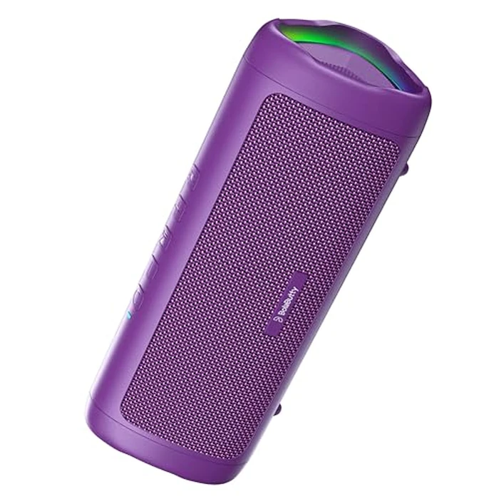 BolaButty Bluetooth Speaker with HD Sound, Portable Wireless, IPX5 Waterproof, Up to 20H Playtime, TWS Pairing, BT5.3, for Home/Party/Outdoor/Beach, Electronic Gadgets, Birthday Gift (Purple) by BolaButty - Used - Like New condition