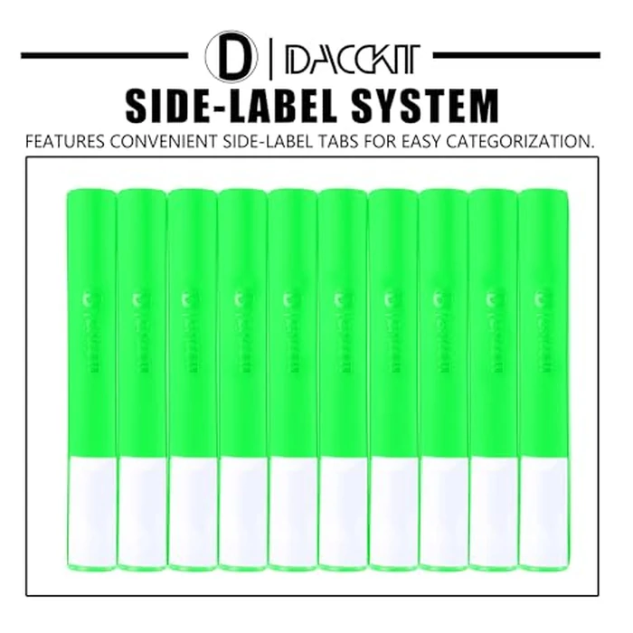D DACCKIT Top Loader Binder, Holds 288 Cards - 9 Pocket Top Loader Binder for 3" x 4" Rigid Card Holders for Trading Cards or Sports Cards - Model C，Brilliant Green by D DACCKIT - Image 7