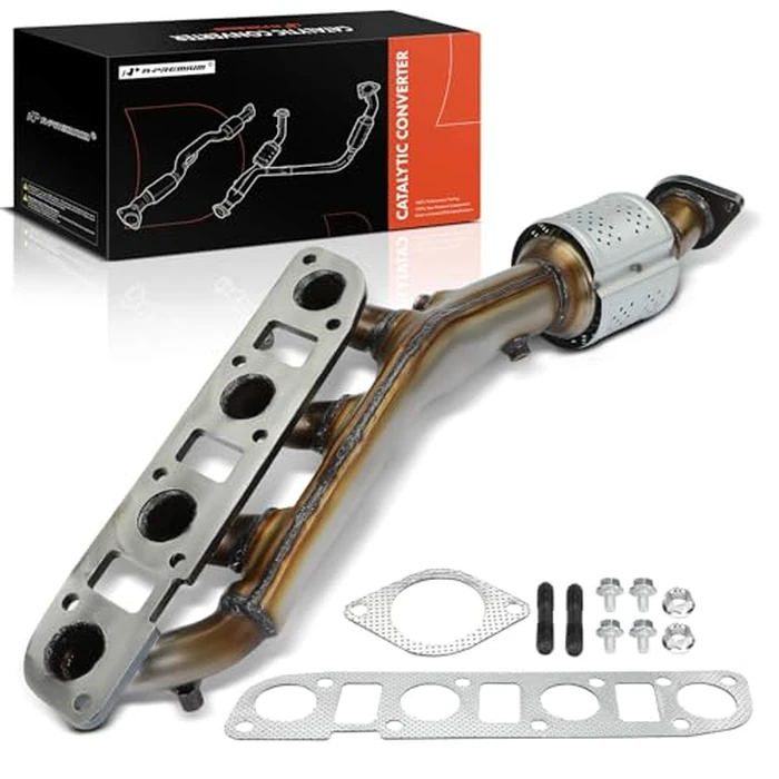 A-Premium Right Exhaust Manifold Catalytic Converter with Gasket Kit Direct-Fit Compatible with Nissan Armada NV2500 NV3500 TITAN XD 2017-2021, TITAN 2017-2020 & Infiniti QX80, 5.6L, E.P.A. Compliant by A-Premium - Used - Very Good condition - US$215.36