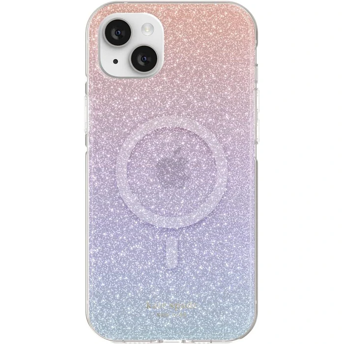 Kate Spade Defensive Phone Case with MagSafe for iPhone 14 Plus - Ombre Glitter by Kate Spade - Refurbished - Brand New condition