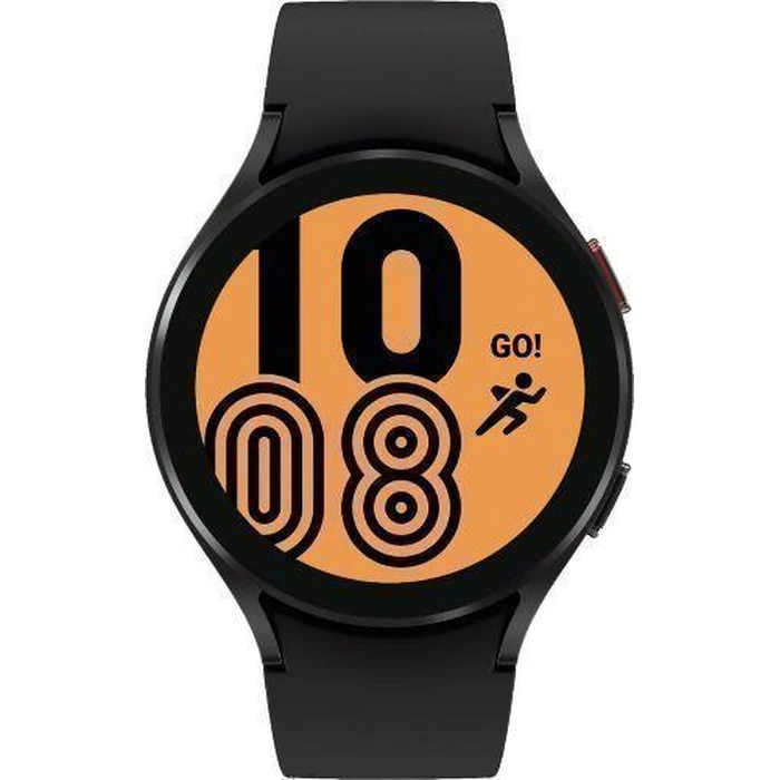 Samsung Galaxy Watch4 (Bluetooth) - 16GB - 46mm - Black Aluminum Case with Black Fluoroelastomer Sport Band by Samsung - Image 1