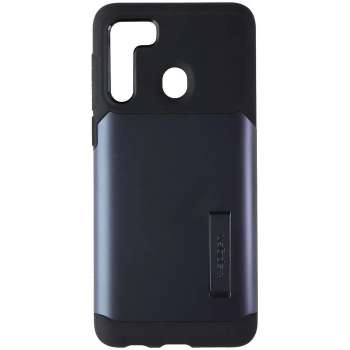 Spigen Slim Armor Phone Case for Samsung Galaxy A21 - Black by Spigen - Refurbished - Brand New condition