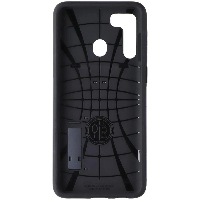 Spigen Slim Armor Phone Case for Samsung Galaxy A21 - Black by Spigen - Image 2