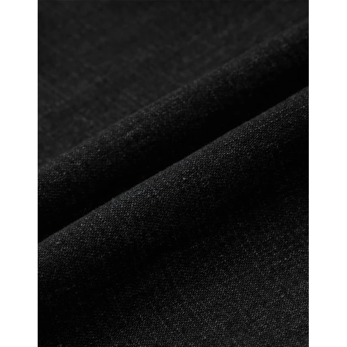 Flamingals Butt Lifting Bootcut Jeans Stretchy Casual Fall Winter Trendy Flare Leg Jeans for Women Ink Black S by Flamingals - Image 5