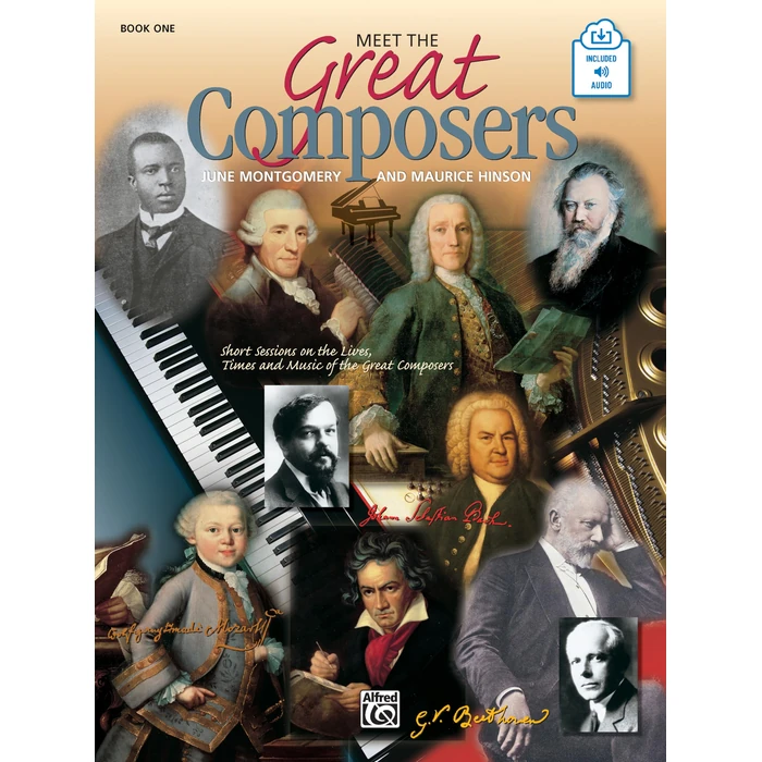 Meet the Great Composers, Bk 1: Short Sessions on the Lives, Times and Music of the Great Composers, Book & Online Audio (Learning Link, Bk 1) by Alfred Music - Used - Good condition - US$6.50