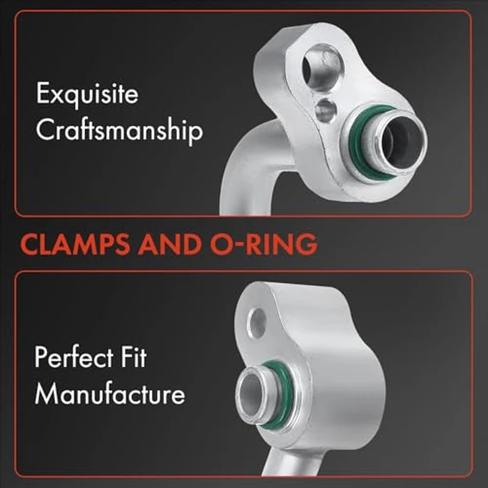 A-Premium A/C Discharge Line Hose Assembly Compatible with Mitsubishi Galant, 2004-2012, 2.4L, SOHC, Compressor to Condenser by A-Premium - Image 3