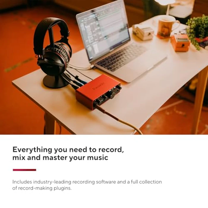 Focusrite Scarlett Solo 4th Gen USB Audio Interface, for the Guitarist, Vocalist, or Producer - High-Fidelity, Studio Quality Recording, and All the Software You Need to Record by Focusrite - Image 5
