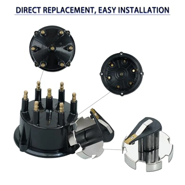 ENGINEMAN Distributor Cap and Rotor Kit for MerCruiser 4.3L V6 Engines with Thunderbolt IV/V HEI Ignition - Replaces 815407Q5, 815407A2, 18-5274, 815407Q02 by ENGINEMAN - Image 7