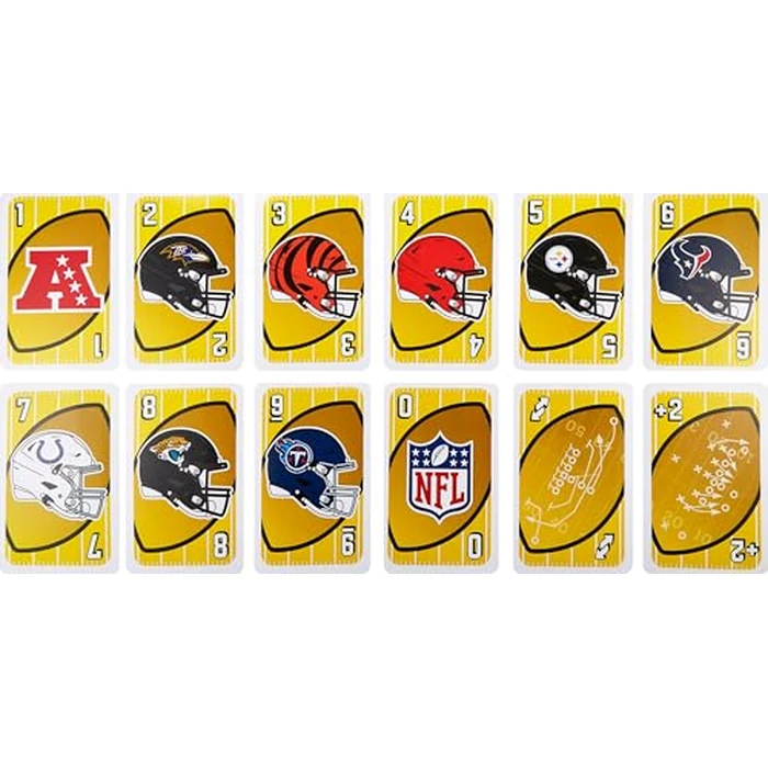 Mattel Games Giant UNO NFL Game for Kids, Adults & Family with Oversized Cards by Mattel Games - Image 2