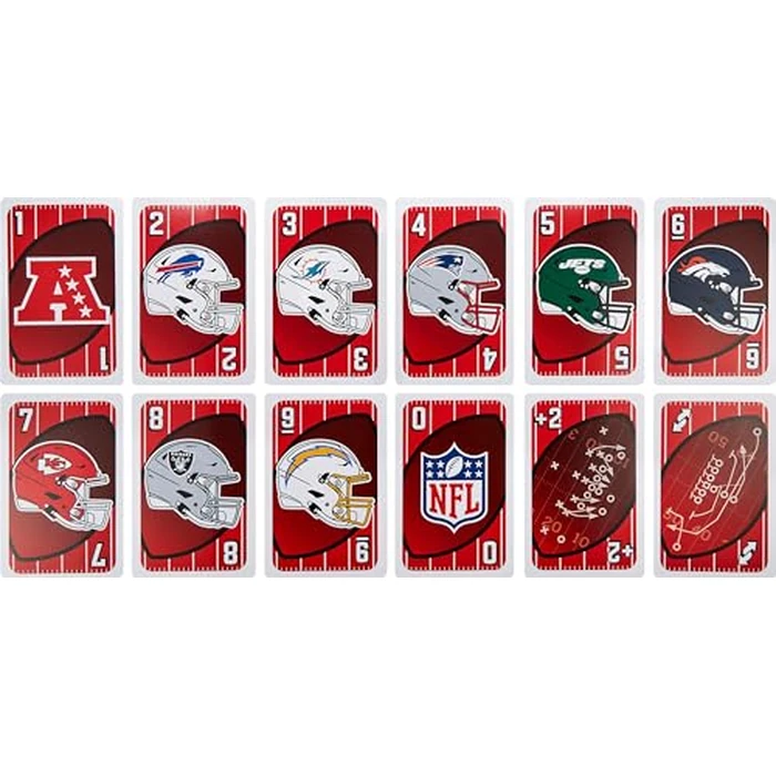 Mattel Games Giant UNO NFL Game for Kids, Adults & Family with Oversized Cards by Mattel Games - Image 5