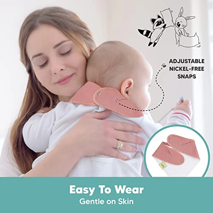 KeaBabies 8-Pack Organic Baby Bandana Bibs for Girls - Super Absorbent Triangle Baby Bibs for Drooling and Teething Infant, 100% Cotton Extra Soft for Newborn, Infant 0-36 Months (Muted Pastel) by KeaBabies - Image 9