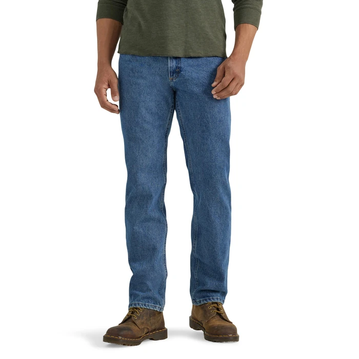 Classic 5-pocket Regular Fit Cotton Jean, Stonewash Mid, 32W x 29L by Wrangler Authentics - Used - Like New condition - US$30.25