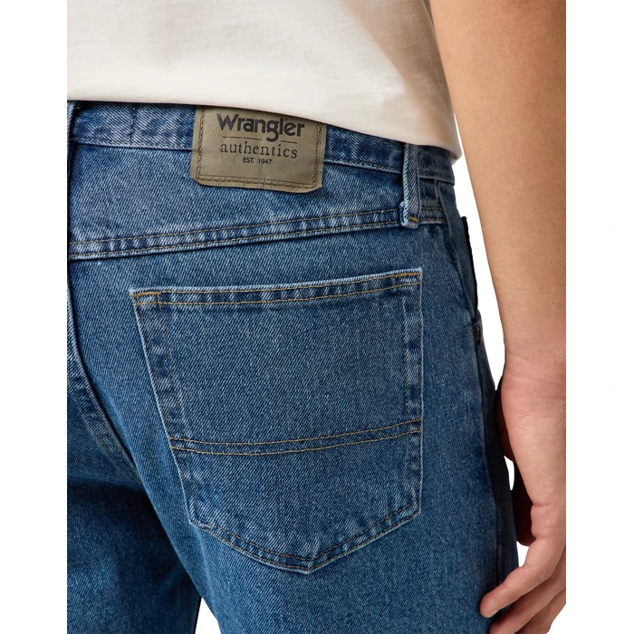 Classic 5-pocket Regular Fit Cotton Jean, Stonewash Mid, 32W x 29L by Wrangler Authentics - Image 3