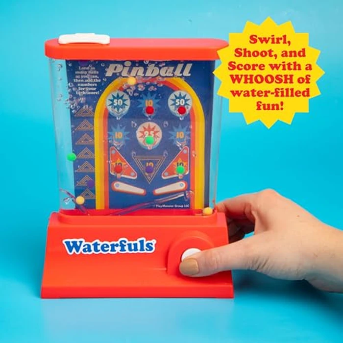 Playmonster Original Waterfuls Classic Handheld Water Games - Kids Games, Retro Travel Games, Fidget Toys for Kids, Autism Toys, 6 Interchangeable Back Panels, Screen Free Play, Portable, Ages 3+ by PlayMonster - Image 3
