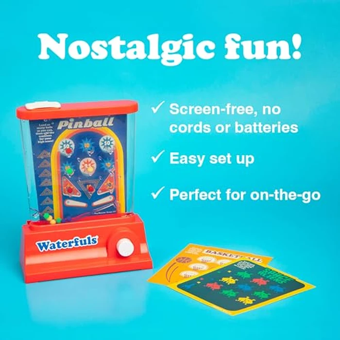 Playmonster Original Waterfuls Classic Handheld Water Games - Kids Games, Retro Travel Games, Fidget Toys for Kids, Autism Toys, 6 Interchangeable Back Panels, Screen Free Play, Portable, Ages 3+ by PlayMonster - Image 6