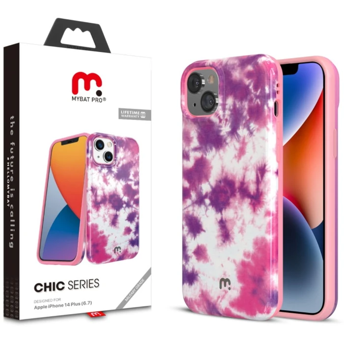 MyBat Pro Chic Series Phone Case for iPhone 14 Plus - Sunset Tie Dye by MyBatPro - Refurbished - Good condition