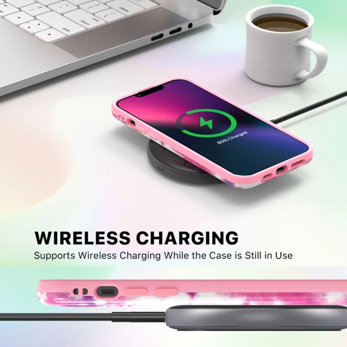 MyBat Pro Chic Series Phone Case for iPhone 14 Plus - Sunset Tie Dye by MyBatPro - Image 6