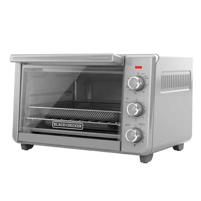 BLACK+DECKER(TM) Crisp 'N Bake Air Fry Toaster Oven, fits a 12" Pizza, Silver by BLACK+DECKER - Image 1