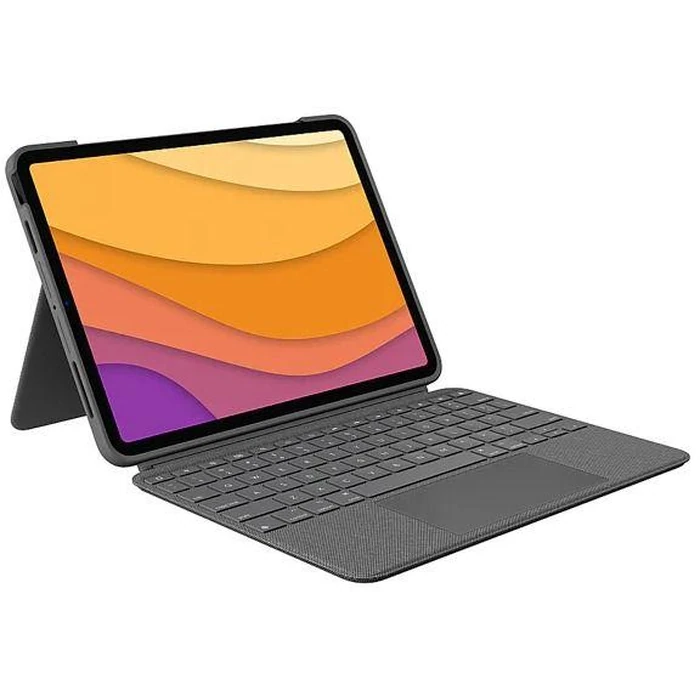 Logitech Folio Touch Keyboard Case with Trackpad for iPad Air (4th Gen) - Oxford Gray by Logitech - Refurbished - Brand New condition - US$202.48
