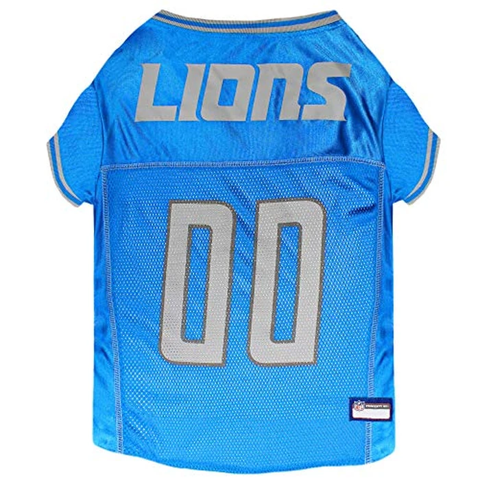 NFL Detroit Lions Dog Jersey, XX-Large by Pets First - Image 1