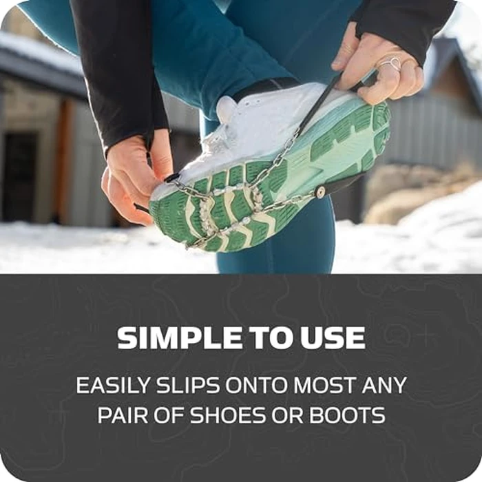 Yaktrax Diamond Go All Surface Traction Cleats for Walking on Ice and Snow by YakTrax - Image 6